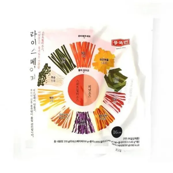 풍국면 소스포함 라이스페이퍼 270g 라면풍국면 라이스페이퍼 + KSH015AB, jack 풍국면원형16센치라이스페이퍼270g