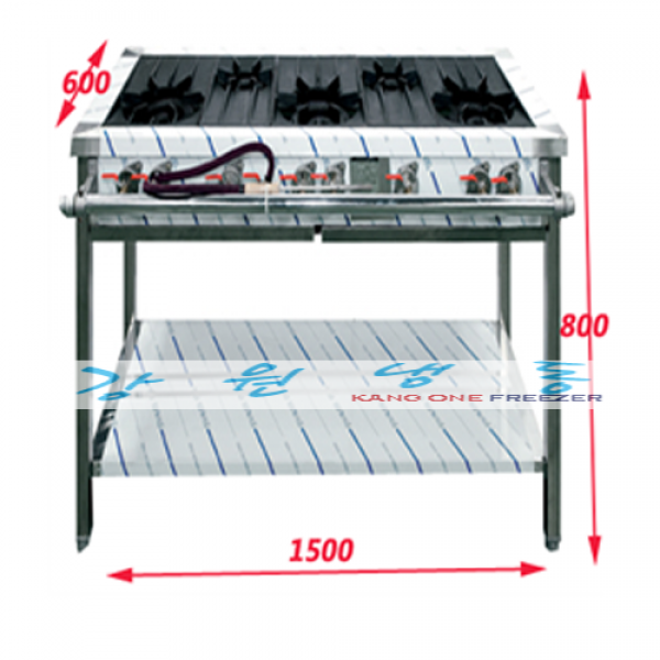 강원냉동 1500렌지, LPG, 1500 5구렌지