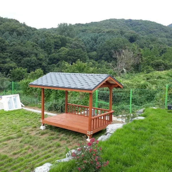 (테이블공장) 3000X1760 90각기둥 원두막 오두막 정자, 무도색