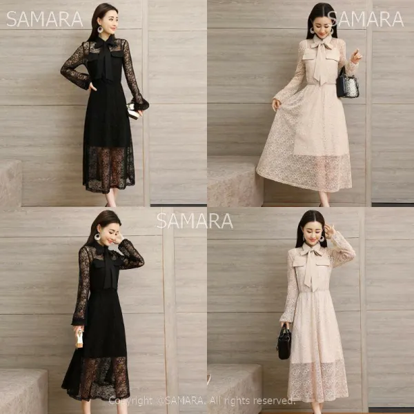 Qterra 특허브랜드 셔츠원피스 투피스 허리절개 슬림 레이스 뷔스티에