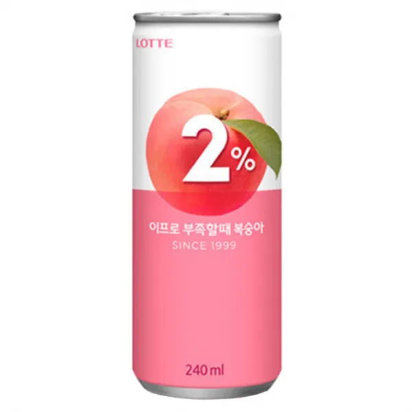 무료배송 2% 이프로 부족할때 복숭아 240ml, 1박스