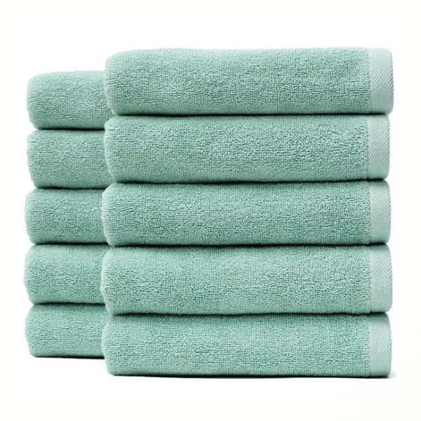 100%국내생산 타월톡톡 호텔수건 30수 140g 고급 수건 10장 세트, 민트