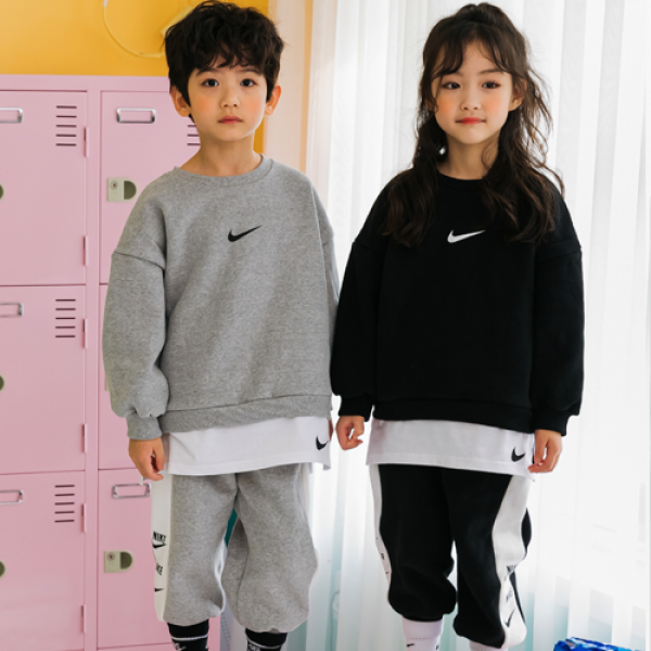 꼬까모아 기모NK레이어드 상하 세트