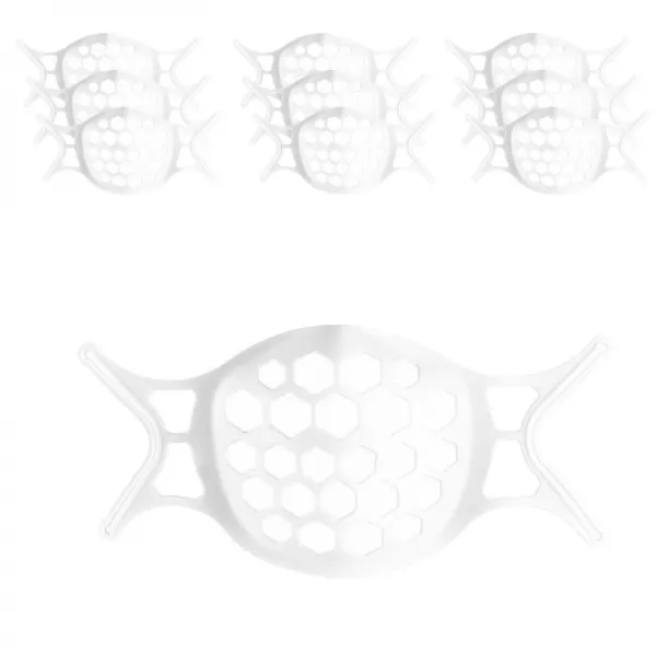 마스크고정 일체형 마스크 이너가드 프레임 지지대, 화이트 10개