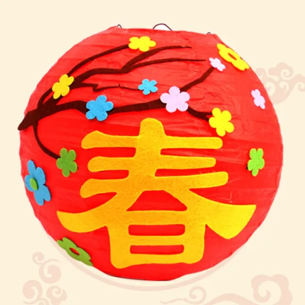 유치원 I재료 가방 설날 숏 호롱캔들 춘절 손수 헤드라이트 케이지 핸드메이드 제 Diy 새해 호롱캔들 민족적 특색 봄 새해