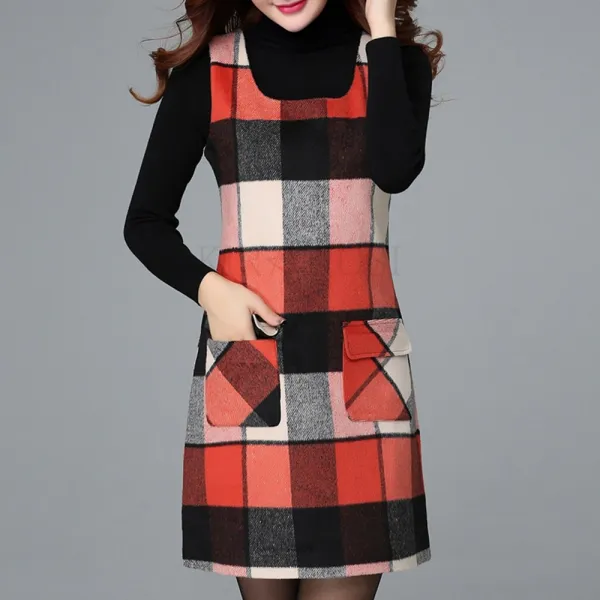 Kirahosi 스타일리시 여성 니트 조끼 원피스 슬림 코디 추동 데일리 474호+덧신증정 Ansrseqh