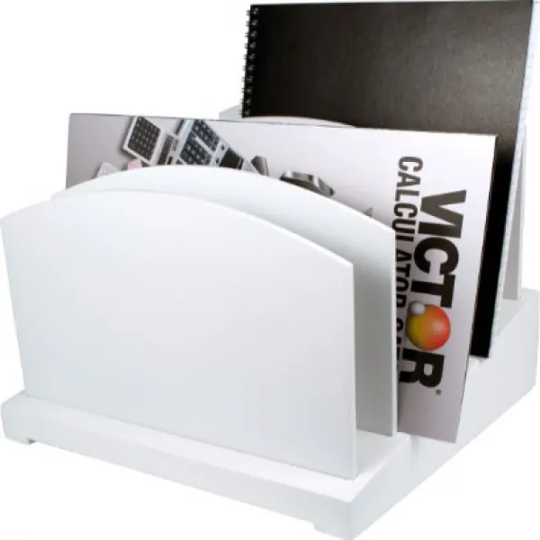 White File Organizer - Wood Desk Organizer 화이트 파일 구성 도우미-Wood Desk Organizer, nullSET