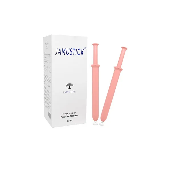 Jamustic 여성세정제 자무스틱 사파이어 여성청결제 위생적인 낱개포장 스틱형태 잔존감 zero, 20개, 1.9g