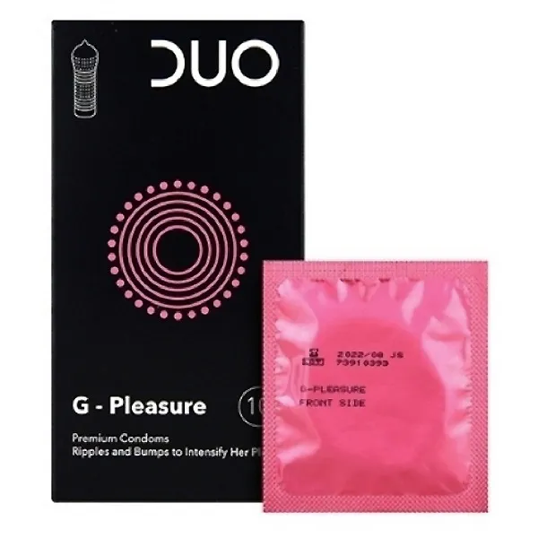 듀오 DUO 듀오지플레져 듀오지플레저 G-Pleasure 돌기형 도트형 돌출형 듀오콘돔 30P 초박형콘돔 울트라씬콘돔 극초박형콘돔, 10개입, 3개