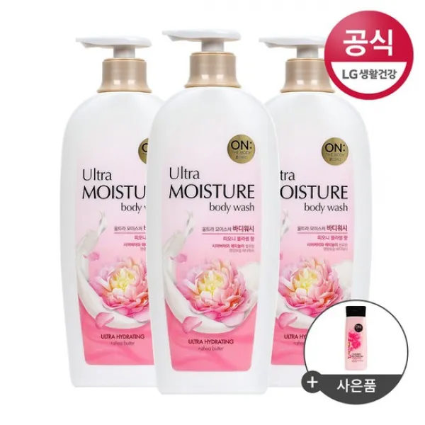온더바디 울트라모이스처피오니바디워시800gX3개+특별구성체리바디워시180ml ID당1개, 없음, 상세설명 참조