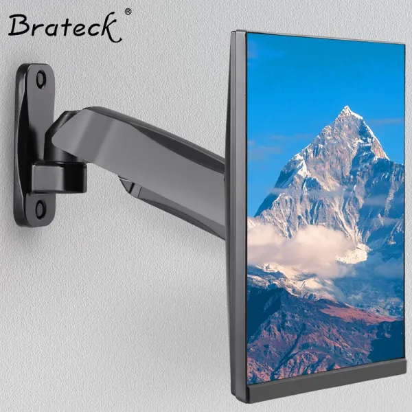 모니터브라켓 Brateck벽결이형 컴퓨터 모니터 지지대 회전 높이조절 벽걸이 LDA31-111, T01-단마디 어깨 가 무겁다 6.5kg