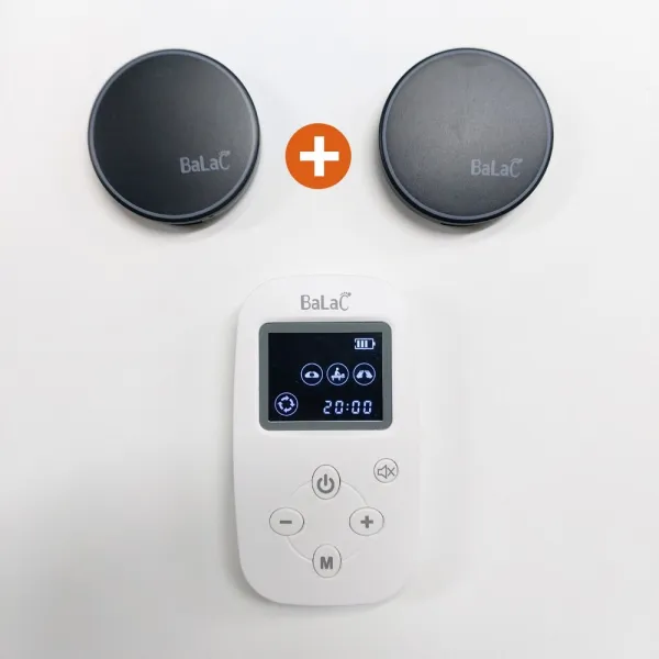 발락 ems 저주파 미니 마사지기 안마기 자극기 리모컨+본체, [본체1+1]발락 마사지기 본체+리모컨