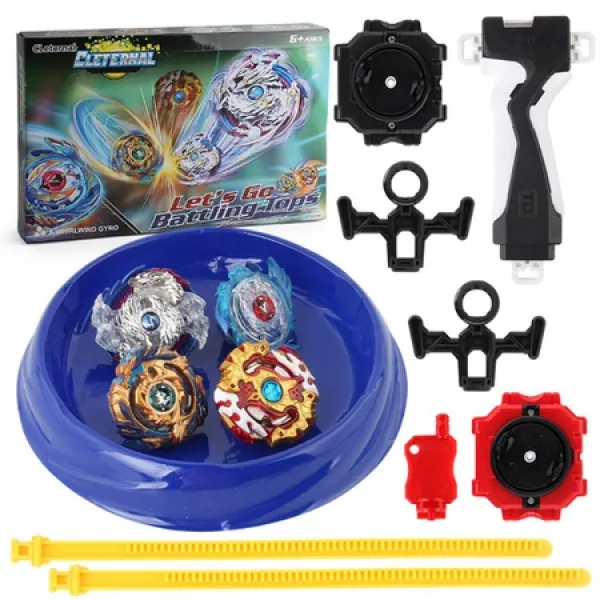 cleternal battle burst god evolution 고성능 세트 4d 런처 스테이터 그립 및 경기장 배틀 세트 PROD2000, One Color