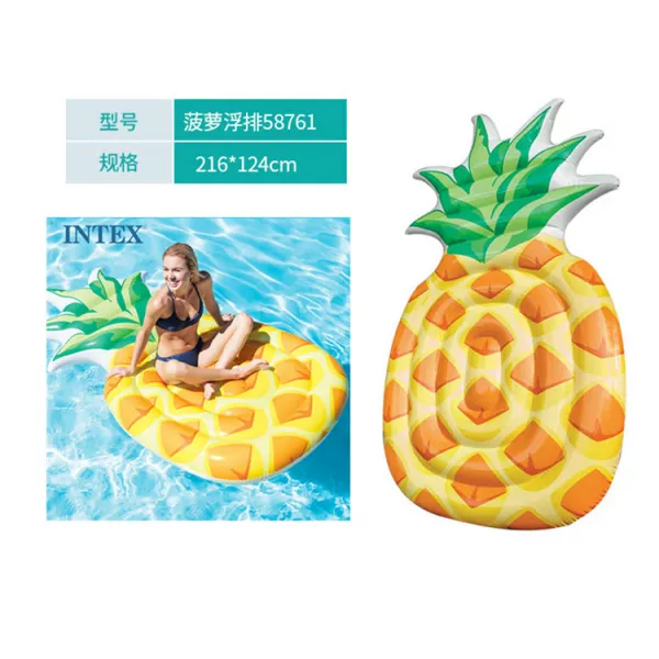 INTEX 공기주입 겉치레 수상 부유함 서핑 표류 비치 놀이 물 부표 찌, 파인 겉치레 （216 *124cm ）