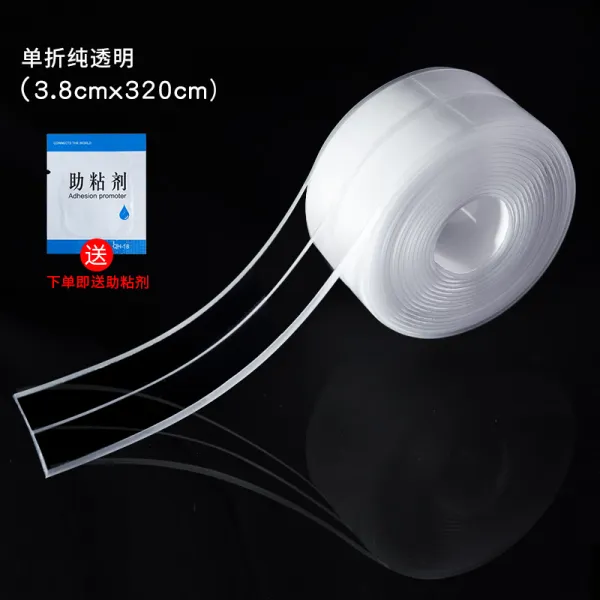 주방 수조 방수 건수조 방습 건너지 건 화장실 욕실 세면대 스티커 미 봉합, 순투명 38cmX32m단점장 추우천