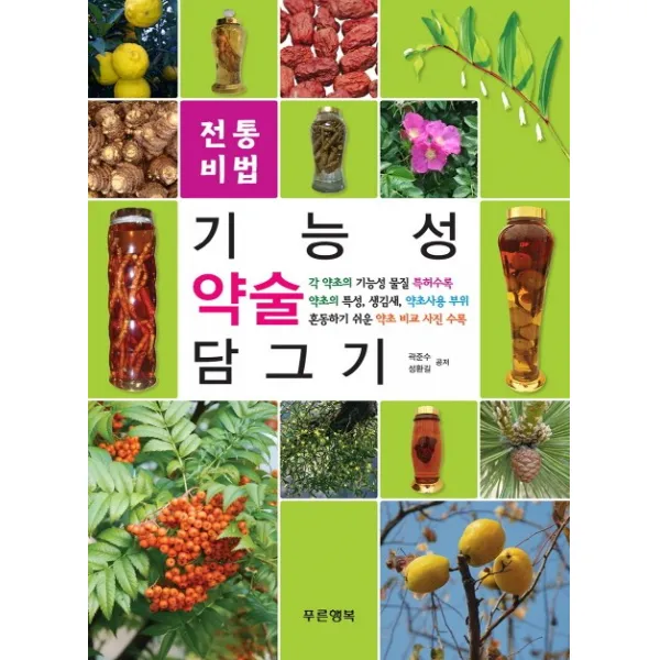기능성 약술 담그기:각 약초의 기능성 물질 특허수록, 푸른행복