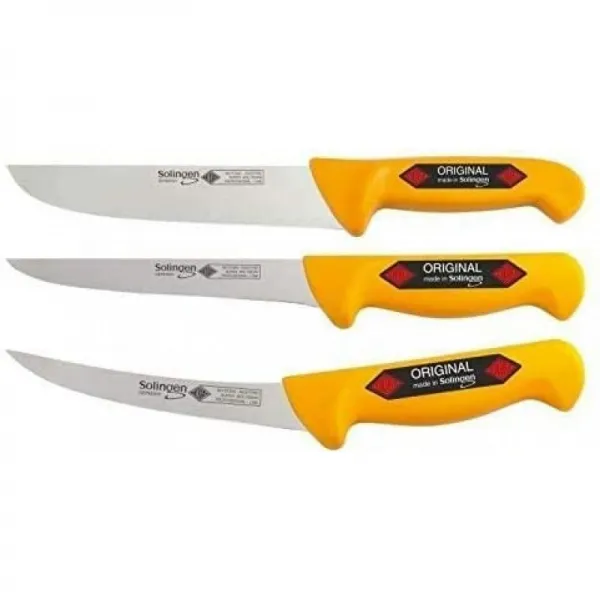 솔링겐 에이카소 고기 칼/도살칼 세트 3pcs.