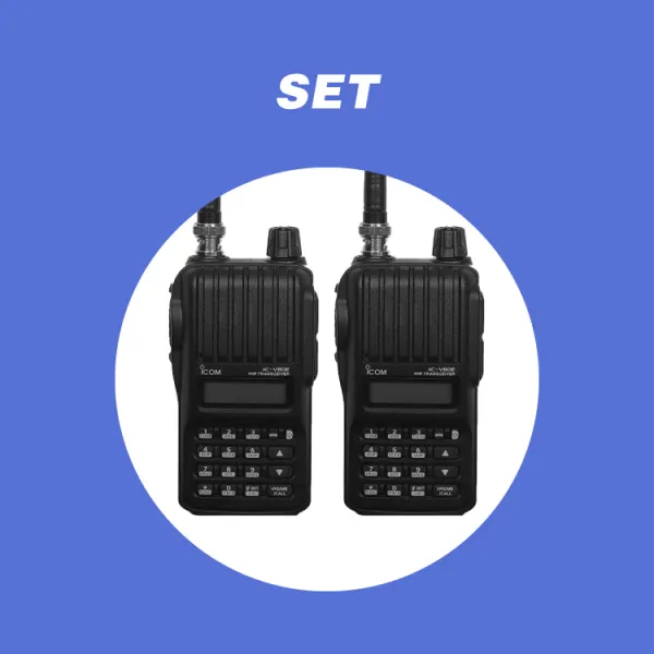 아이콤 아마추어무전기 IC-V80 (2개 세트상품) 사냥 등산 산악