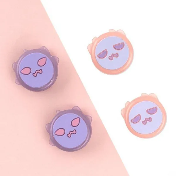 고양이 발톱 로커 커버 귀여운 키캡 핸들 실리콘 본체 로커캡 닌텐도 스위트 적용ch, 식탐꾼이 갓을 쓰다듬다