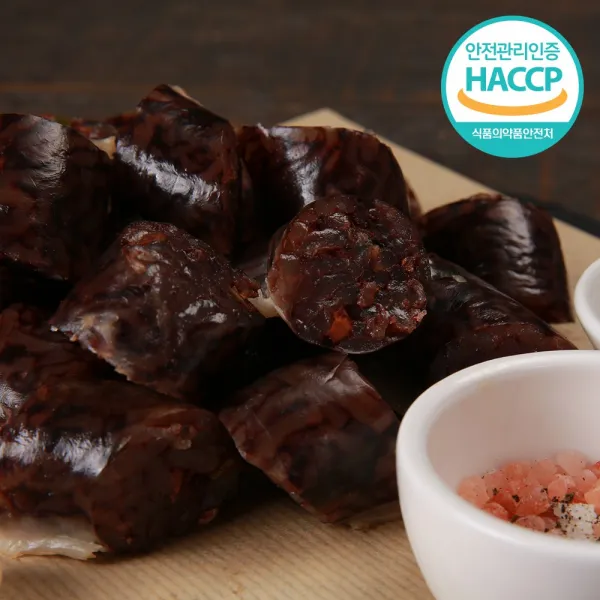 40년전통 옛골할매 토종 찹쌀 찰 순대 부속 모둠 500g 찰순대 1kg