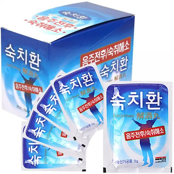 숙치환 숙취 해소 음주전후 술자리 음주로인한 불쾌감 (5포), 5포, 3g