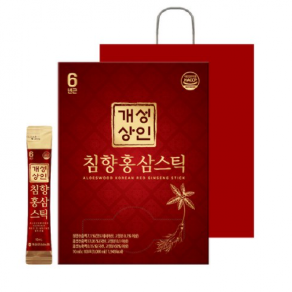 개성상인 침향홍삼스틱 + 쇼핑백, 10ml, 10000개