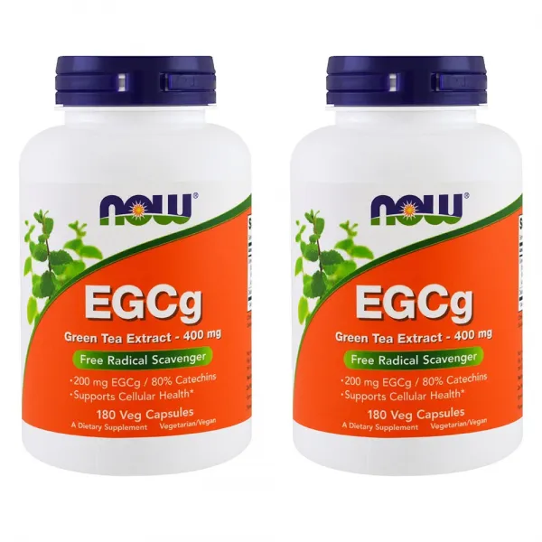 Now Foods 나우푸드 EGCg 녹차 추출물 400 mg Green Tea Extract, 180캡, 2개