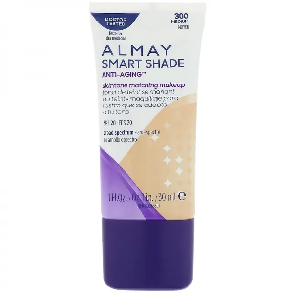 Almay 스마트 쉐이드 메이크업 SPF20 중간색 30ml, 1개