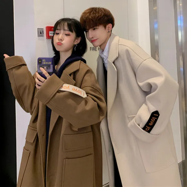 모노포스 남녀공용 오버핏 포켓 코트 3컬러 MC39