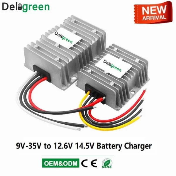 해외직구 DCDC 9-35v ~ 12.6v 14.5v 정전류 12V 삼원 리튬 저장 리튬 철 인산염 자동차 전원 공급 장치 배터리 충전, 12.6V22A