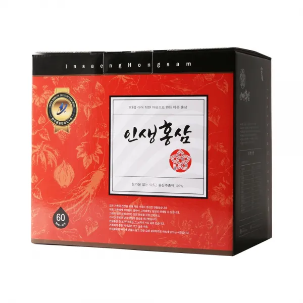 홍삼이야기 국내산 홍삼으로 만든 정직한 홍삼 인생홍삼, 60포, 80ml