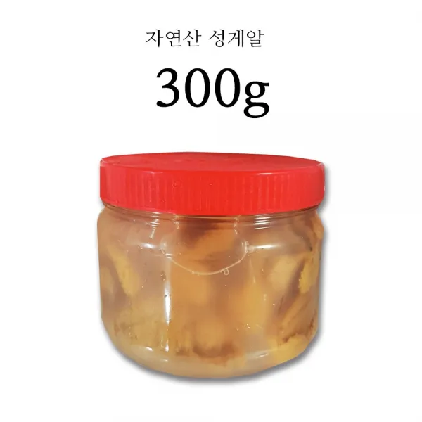 국내산 통영 자연산 성게 성게알 우니 당일작업발송, 1박스, 자연산 성게알 300g