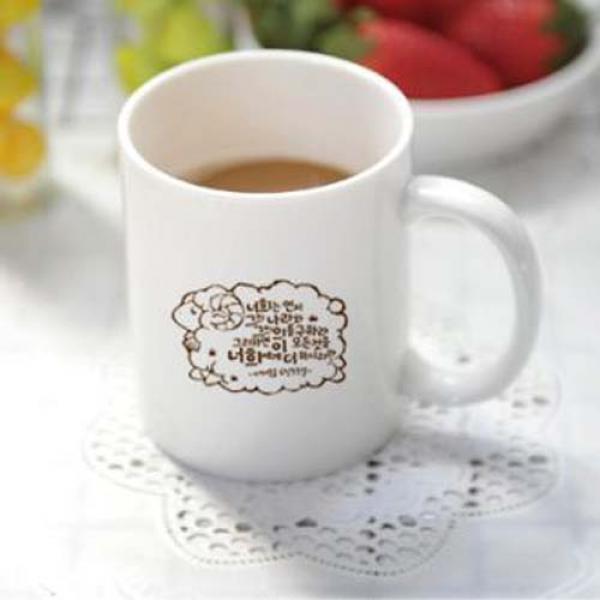  위드엘 말씀머그컵+선물용케이스1p 주의품에 사랑해요 마태복음6장33절 마태복음6장33절 1개