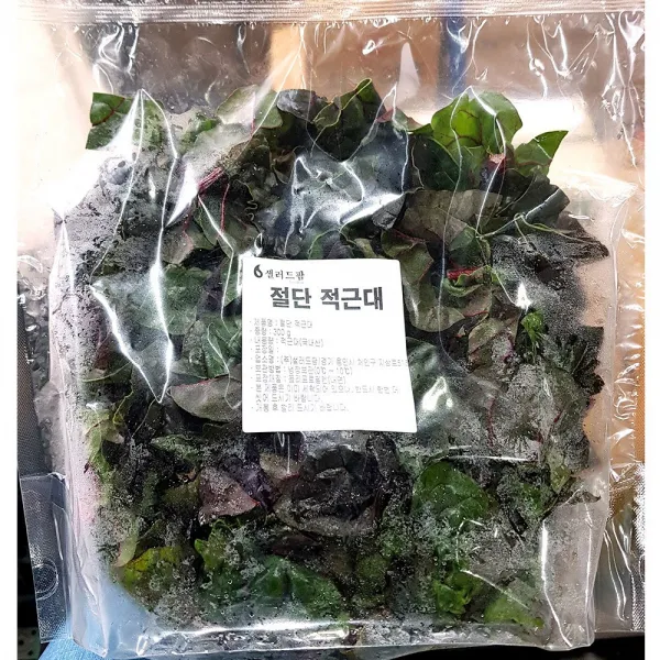 손질한 절단 적근대 300gX3 대용량 업소용 식당용 납품용, 1