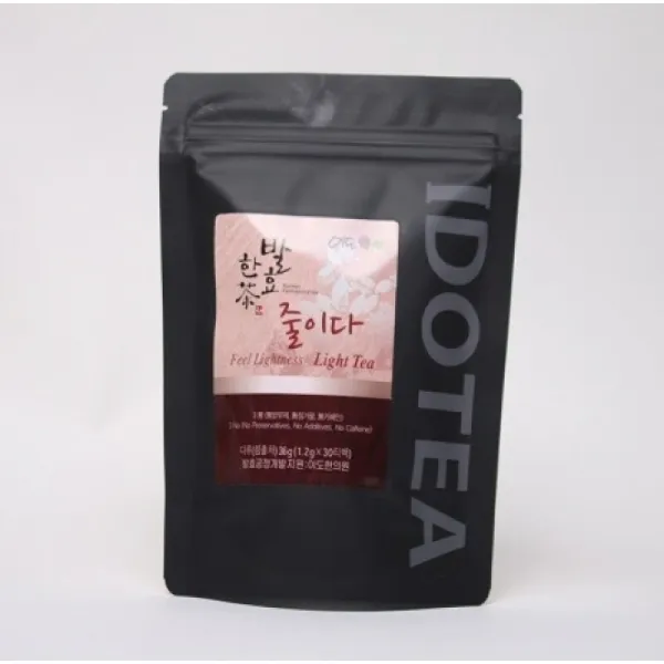 [농업회사법인 이도] 발효한차-줄이다 Light Tea (30티백) 유기가공식품인증, 90ml, 1.2g, 30개
