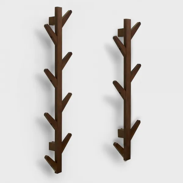 행거 옷걸이 가방걸이 벽걸이 헤드일체형 옷건조대 나뭇가지 파키라 1개 빈티지 투피스 6가닥+8가닥 