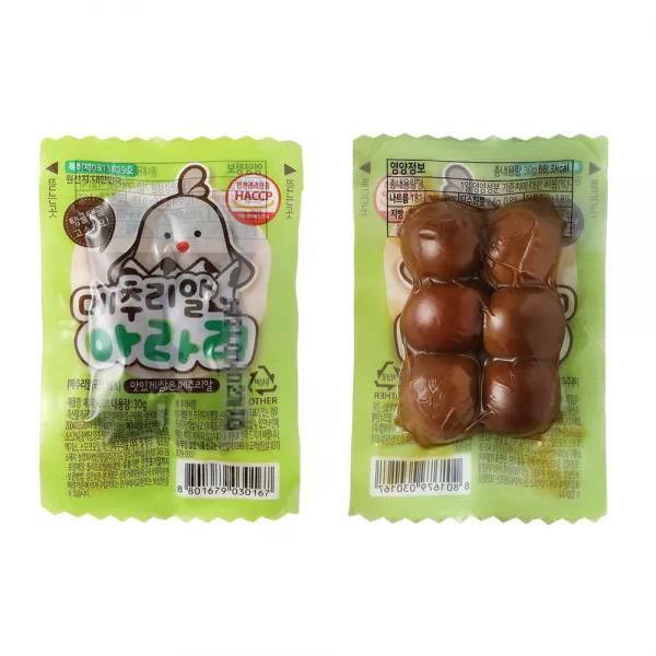 행복란 메추리 훈제란 염지란 간식 대용 메추리 간이 밴 메추리알 1box 메추리알 6구 X 25개