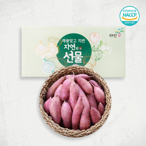 태안농산 호박고구마 두입세입 50g 90g 5kg 1박스