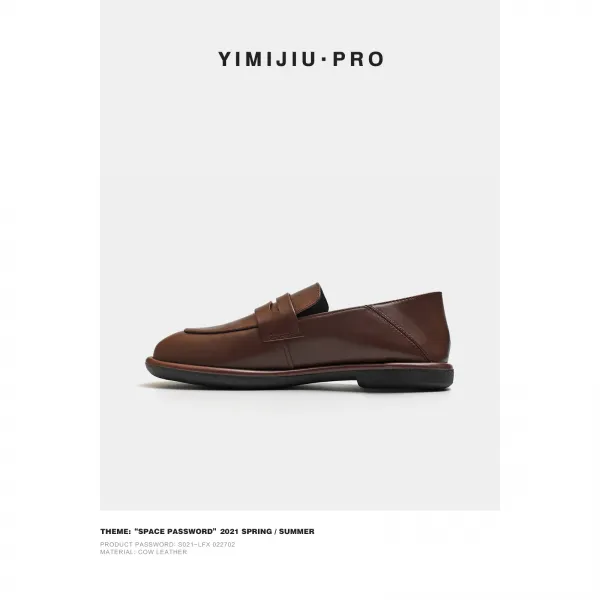 코코유통 점주 1미터 9 리얼가죽 여성 어텀 무드 홀스빗 빅 헤드 신발 밑창 Jk 슈즈