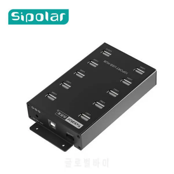 양극성 10 항구 USB 허브 녹색 Bitcoin 광부 또는 어떤 Bitcoin 광업든지를, 상세내용참조