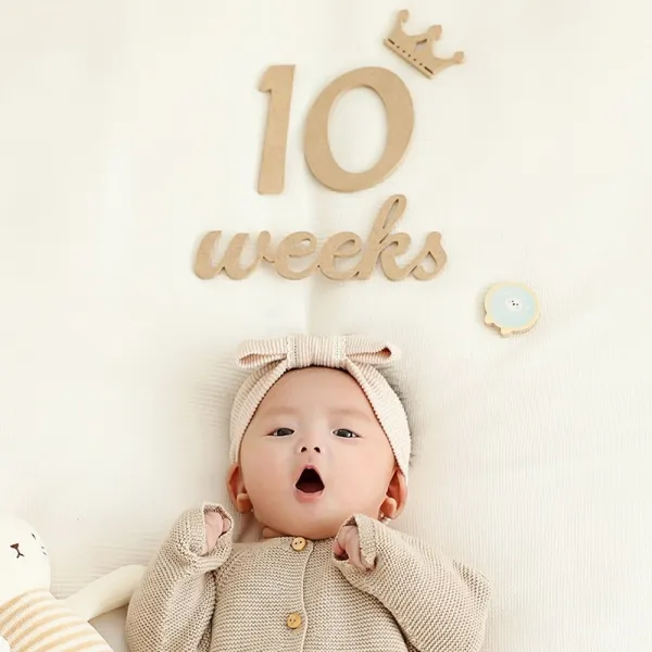 베짓 신생아 우드토퍼 돌상 백일상 50일 셀프촬영소품, 뱀