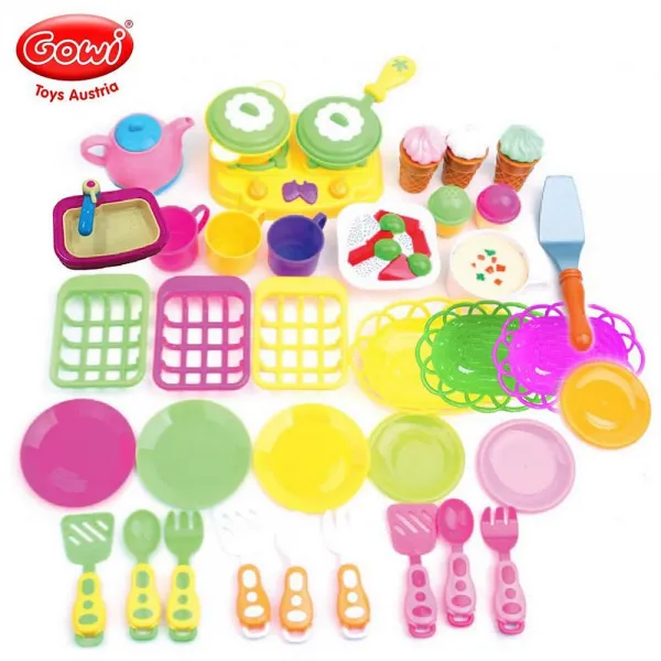 크레피 고위 세가족 소꿉놀이 42PCS 보관함포함