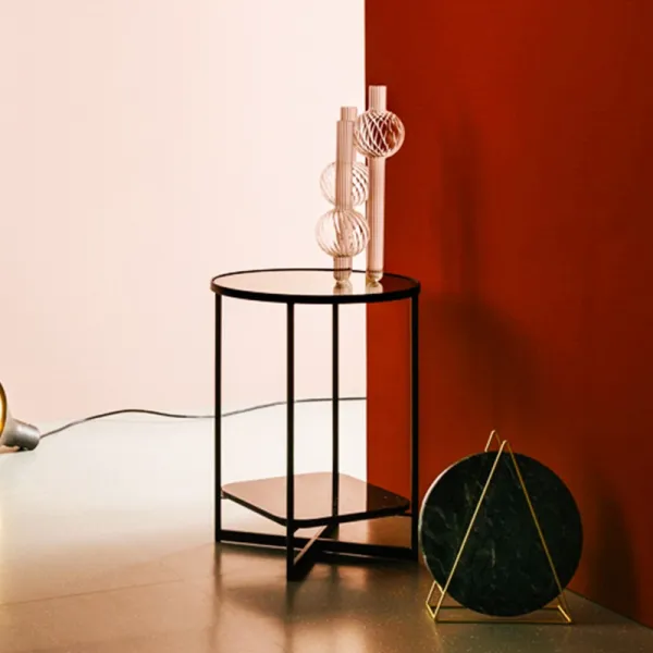 Mar.23 95번 북유럽의 몇 각 몇 작은 티탁의 미니멀한 소파 옆 테이블 강화유리의 가벼운 구매력 Ins 이중 창의원테이블z 15_컬러 사이즈 디자인 모두 맞 춤 형 소장 품 과