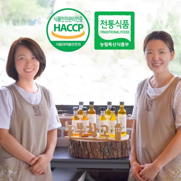 농부창고 국산 저온압착 참기름 180ml 300ml 전통 예천 진한 저온 참기름과들기름