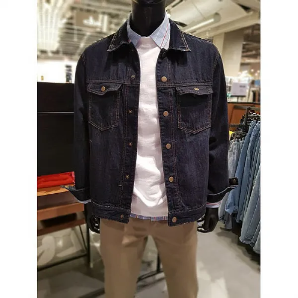 겟유즈드 Ak수원점 겟유즈드 스냅 데님 자켓 Akns Dua102m