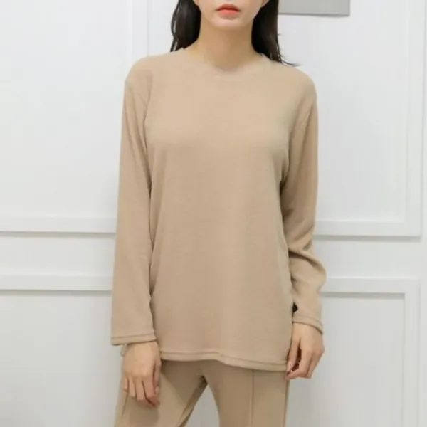 베이직 스판성 말랑 스토리 라운드티