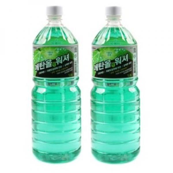 오토반 에탄올 워셔액, 1.8L, 2개입
