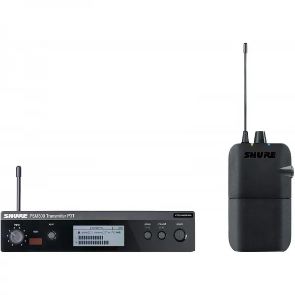 SHURE 인 이어 모니터 시스템 PSM300 무면허 B 대역 스테레오 P3TJR-JB [국내 정품], 단일상품