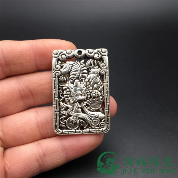 클래식 순동 백동 은화 은괴 마네키 족제비 펀칭 상운 길짐승 장신구