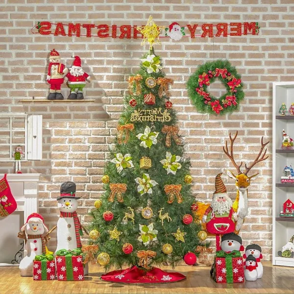 스키강습소 240cm 휴게소광장트리 눈꽃축제 Xmas트리 황금별트리, 단일상품